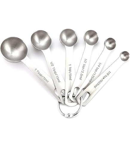 Cucchiaino Dosatore In Acciaio Inox – 5 Ml / 1 Cucchiaino, Manico Lungo, Forma Rettangolare, Scala Incisa, Singolo, Per Spezie E Liquidi