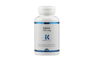 ‎KLEAN LABS Klean Labs - DMAE (Dimethylaminoethanol) 150mg pro Kapsel - 200 Kapseln - vegan, ohne Gentechnik, ohne unerwünschte Zusätze & hochdosiert