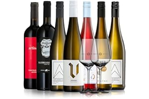 ‎GEILE WEINE GEILE WEINE Weinpaket EINSTEIGERSET (7 x 0,75) Probierpaket mit Weißwein, Rotwein und Rosé von Winzern aus Deutschland, Italien & Spanien