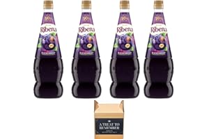 SHANZA DEPARTMENTAL'S Ribbena Blackcurrant Squash 1.5L (Pack Of 4, Blackcurrant)