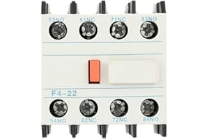 DAUERHAFT LADN22 Contatto ausiliario Blocco contatto ausiliario Fit 2 NO 2 NC Blocco contatto ausiliario Fit F4-22 Elettrico leggero per contattore CA per il miglioramento della casa