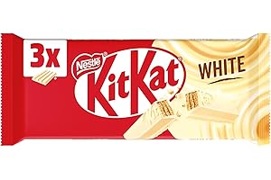 KITKAT White Wafer con Copertura Bianca, 3 Snack da 41,5g (124,5g)