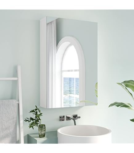 VDD Medizinschrank - Spiegelschrank 50x40x14cm Mit Schiebetüren