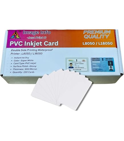 Card Software Premium Blank Pvc Cards For Id Badge Printers