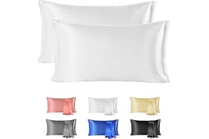 Fodera Cuscino Seta 50x80cm - 22 Momme, OEKO-TEX, Antiage Per Pelle E Capelli