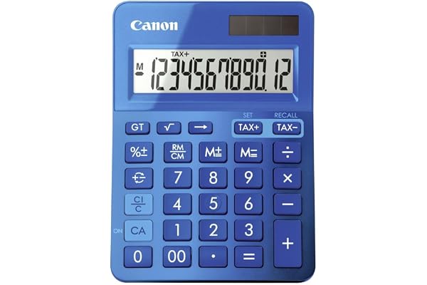 Canon Calculatrices, Bleu, No