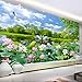 Produktbild BAHUZHI Wallpaper Fototapete 3D Schwanensee Lotus Pond Mural Living Tv Sofa Background Mural 3D