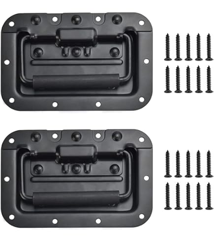 Kit Maniglia Da Incasso Quadra Con Chiavistello Intaglio E Maniglietta - Foto 7