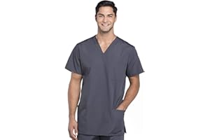 Cherokee - Mundur, kaseta unisex z dekoltem w serek, linia Originals, rozmiar XL, kolor cyny, 18143