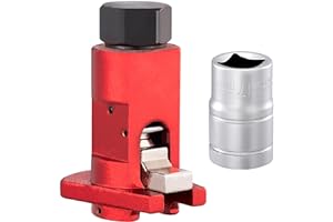 Spurtar Strut Spreader Tool 5.0-10.5 mm Suspension Knuckle Strut Spreader with 1/2" Drive Socket 17 mm External Hexagon Shock Absorber Tool Kit Fit for VW Audi BMW Mini and More