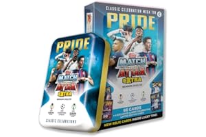 Topps Match Attax Extra 22/23 UEFA Champions League Trading Football Cards | Mega Tin - Pride
