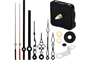 kissral Mécanisme d'Horloge Mécanisme de Mouvement d'Horloge Mecanisme Horloge Pile Silencieux Horloge Murale Systeme Horloge Aiguilles Mecanisme Pendule