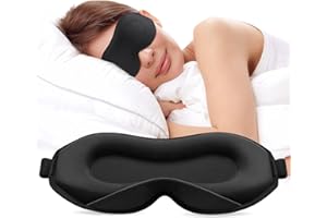 2023 Antifaz para Dormir para Mujeres y Hombres,Umisleep 3D Antifaz para Dormir de Lado,100% Anti-Luz Mascara Ojos Dormir,Mascara para Dormir Transpirable y Cómodo con Banda Ajustable para Viajes,Yoga