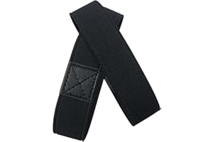 ZEALMAX 1 paire de lacets élastiques amovibles et extensibles en cuir synthétique pour talons hauts, multicolore, M