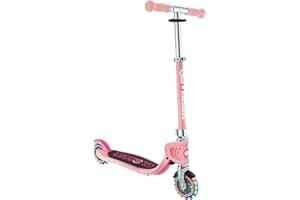 Globber - Flow Foldable Junior Lights - Trottinette 2 Roues Pliable pour Les Enfants dès 3 Ans