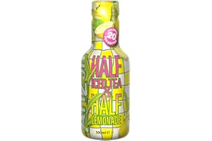 ARIZONA Thé Noir Aromatisé au Citron Light - Boisson 100% Plaisir Allégée en Sucre - 20 Calories - Emballage Design - Pack de 6 bouteilles 500ml