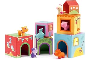 Djeco - Jeu D'empilage - Topanifarm 1piece