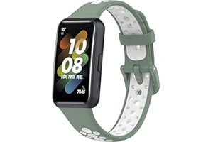 Chainfo Correa de Reloj Compatible con Huawei Band 7 / Honor Band 7, Impermeable Reemplazo Correas Reloj Silicona Banda