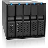 ICY DOCK FlexCage MB975SP-B R1 Strapless 5X 3.5 Inch SATA Hot Swap Removable Frame with 80 mm Fan