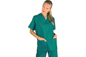 Isacco 045200 Collo a V Casacca, Taglia M, Verde