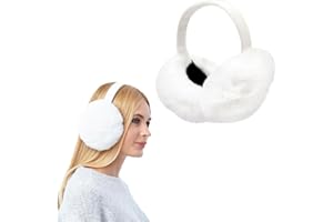 PRZRAO Paraorecchie Invernali, Paraorecchie Calde da Donna Plush, Paraorecchie Pieghevoli per Calore delle Orecchie per l'inverno Freddo Paraorecchie per Esterno