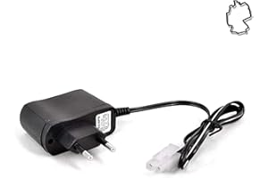 HIMOTO HSP Cargador universal de 9,6 V compatible con tanques RC, barcos, excavadoras, vehículos, camiones, Rock Crawler, Buggy, monstruos y muchos otros modelos de RC.