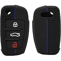 Custodia Per Chiave Audi Kwmobile - Coprichiave In Silicone Per Modelli A1, A3, A4, A5, A6, Q3, Q5, Q7 - Foto 6