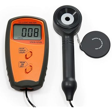 EXTRWORY UVB-Meter Detektor - Sonnenlampen Tester Für Reptilien, 280-320 Nm Messbereich