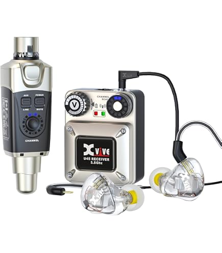 Xvive U4R4 Wireless in-Ear Monitor System 2.4GHz Professional IEM