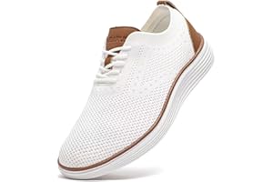 GUBARUN Men's Mesh Oxfords Business Dress Sneakers Casual Walking Shoes Comfortable lightweight