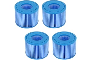 WuYan Ersatz-Filterkartusche für Best-Way für den Ersatzfilter für Klarstromfilter, Vi-Größe für Miami Vegas Palm Springs Paris (2 x Doppelpack Blau)