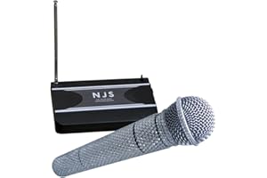 NEW JERSEY SOUND CORP' New Jersey Sound Corp Crystal Effect 174.1 MHz VHF Handheld Radio Microphone System - Silver