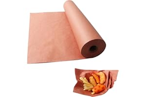 YHSKJCD Pink Butcher Paper Roll for Smoking Meat, 30 cm x 10m Unbleached, Food-Grade BBQ Wrapping Paper, Ideal for Brisket, Ribs & Meat Smoking, Non-Stick, Breathable & Keeps Meat Juicy