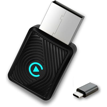 Adattatore senza fili CarPlay per iPhone e Android, mini adattatore USB Adattatore senza fili CarPlay per iPhone e Android, mini adattatore USB