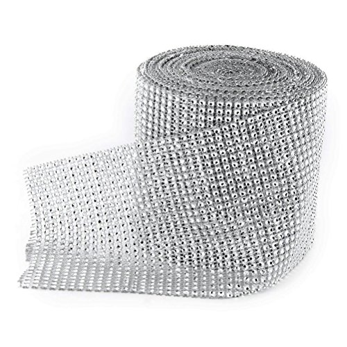 LEORX Strassborte Strassband Diamant Strass Kristall band Wrap Roll Party und Hochzeitsdekoration - 3