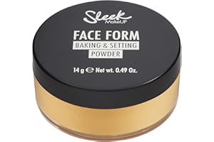 Sleek MakeUP Face Form Baking & Setting Powder, Loose Setting Powder to Lock in Your MakeUP, Lightweight Formula, Banana, 14g