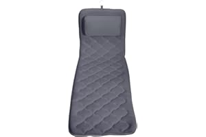 TWSOUL Alfombrilla de baño de cuerpo completo con cojín, cojín de baño de lujo, con 13 ventosas para mayor comodidad y relajación (gris 1)