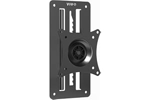 VIVO Regulowana wysokość 17 do 32 cali pojedynczy monitor przegubowy uchwyt ścienny do stojących stacji roboczych, pasuje do 1 ekranu z maks. VESA 100 x 100 mm, czarny, MOUNT-VW01A