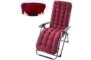 EATAN 1 Cushion for garden chaise longue chaise longue portable anti-slip cushion thick