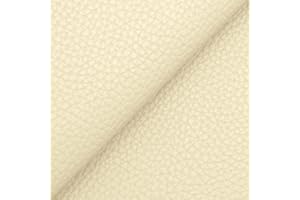 DESHOME Bufalo 10 metri - Tessuto al Metro Similpelle Idrorepellente anti screpolatura Stoffa Ecopelle h 140 cm per divani, sedute, tappezzeria (Burro)