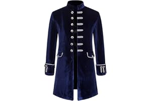 PRJN Gotisk kappa för män, vintage, steampunk-kostym, jacka, blazer, kappa, kappa, kappa, slim fit, blazer, uniform, kostym, fritidsdräkt för semester, fest, lång trenchcoat, för män, ståkrage kostym