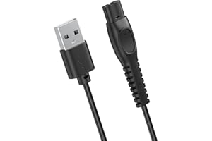 Amzpas 5V Caricatore Rasoio per Philips Norelco Oneblade QP2824, QP2734, QP2724, QP4631, S5898, S7887, MG9550, MG9530, MG5950, One Blade Cavo Rasoio Elettrico Alimentatore