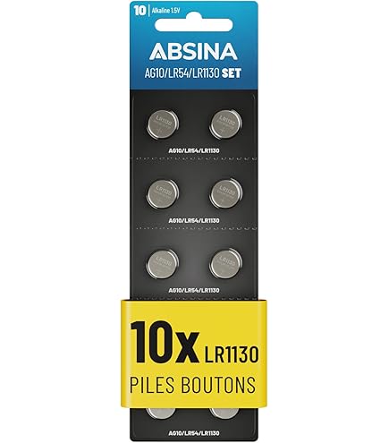 ABSINA 50x Pile CR2025 3V Lithium - Pile 2025 étanche & Longue Durée - Pile Bouton CR 2025, Pile Plate CR2025, Piles 2025, Pile Bouton 2025, Piles 2025 Lithium 3V Longue Durée, Piles CR 2025