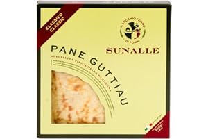 Sunalle Pane Guttiau Classico, traditionelles dünnes Hirten Brot aus Sardinien, 250g, Il Vecchio Forno di Fonni