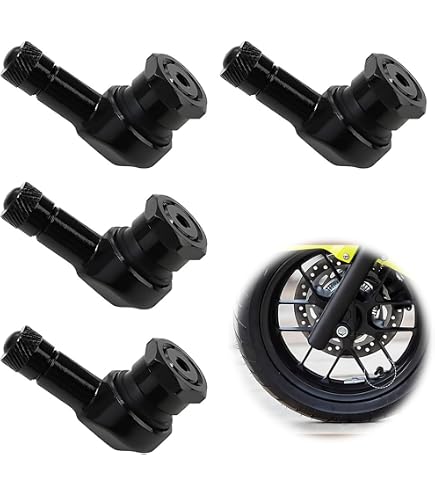 Kit Extension Valve Pneu Voiture/Moto - 2 Rallonges 180mm + Adaptateurs 90°