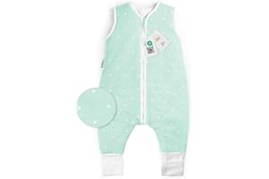 Ehrenkind® Babyschlafsack | Schlafsack mit Füßen 2.5 TOG | Bio-Baumwolle | Ganzjahres Schlafsack Baby | Oeko-Tex | Schlafsack winter und Sommer Schlafsack Kinder