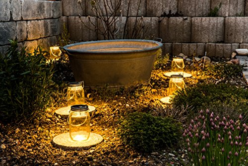 Das saubere Licht – Solarglas von Southlake welches als Solarlampe / Solar-Laterne / Gartenlampe für Balkon oder Garten genutzt wird. Alternative für gewöhnliche solarleuchten und Gartenbeleuchtung - 6