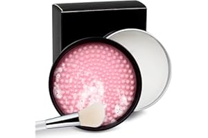 KMANGMAN 50g Pinselseife mit Pinsel Reinigungsmatte,Pinselreiniger Make Up,Brush Soap,Acryl Malen Pinselreiniger Bürstenkissen,Künstlerseife,für Malpinsel Reinigende Make Up Pinsel und Schwämme