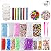 Produktbild OOTSR (27 Stück) Schleim Schaumkugeln eingestellt, Slime-Zubehör gehören Fishbowl-Perlen, Schaumperlen, Glitzerpulver, scheiben, Slime-Werkzeuge für Kinder-Slime DIY (enthalten keinen Slime)