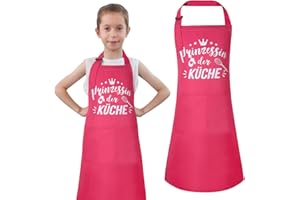Livdouyu Kochschürze Kinder, Kinderschürze,Schürze Kinder Kinder Kochschürze Grillschürze Kinder Jungen Malkittel Kinder für Jungen und Mädchen Beim Kochen Malen Grillen